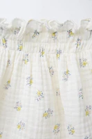 CULOTTE TEXTURÉE À FLEURS