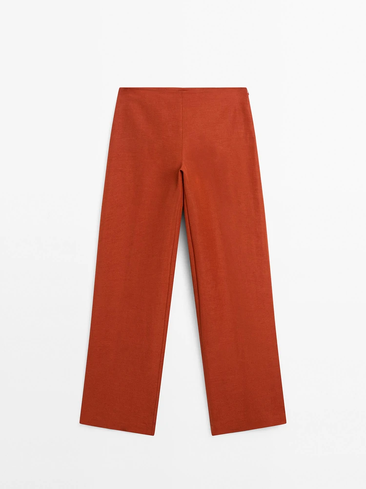 Pantalon fluide lin