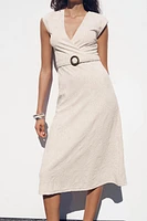 RUSTIC MIDI DRESS