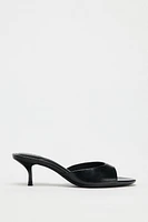 PATENT LEATHER SANDALS