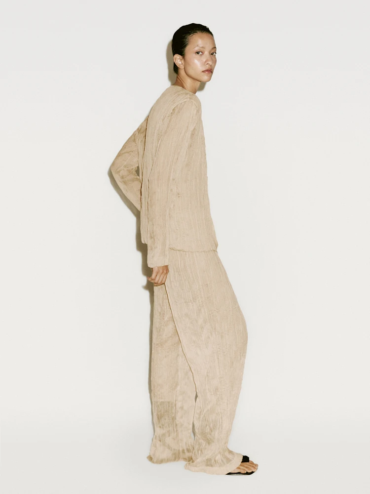 Pantalon fluide plissé - Limited Edition