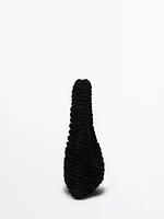 Mini split suede crochet bag - Limited Edition