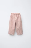 PANTALON BAGGY AVEC COTON ET LIN