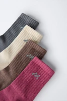 LOT DE QUATRE CHAUSSETTES AVEC LOGO