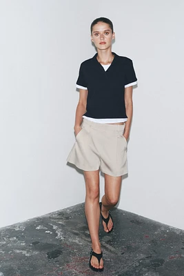 COMBINATION POLO TOP
