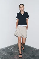 COMBINATION POLO TOP