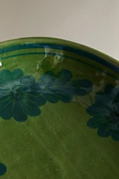 PLAT GRÈS OVALE FLEURS
