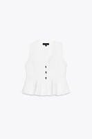 TOP EN MAILLE PÉPLUM