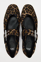 ANIMAL PRINT BALLET FLATS