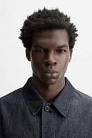DENIM POCKET OVERSHIRT