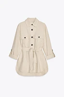 CHEMISE SAFARI EN LIN