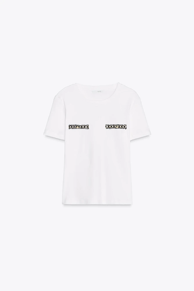 SHORT SLEEVE T-SHIRT WITH HARDWARE