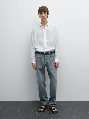 Tapered fit jeans
