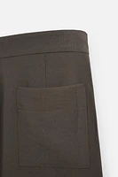 PANTALON FLUIDE À CORDON