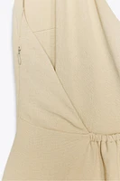 COMBINAISON LONGUE HALTER EFFET DEUX PIÈCES