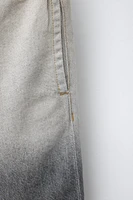 DIP DYE DENIM SHORTS