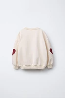 “LOVE” EMBROIDERY SWEATSHIRT