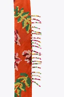 FOULARD BRODÉ FANTAISIE