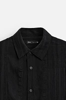 SEMI-SHEER JACQUARD SHIRT