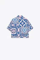 PRINTED SHORT SHIRT