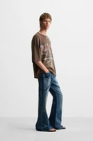PRINTED KNIT T-SHIRT