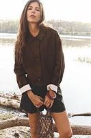 LINEN BLEND SHORT JACKET