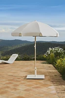 PARASOL DE PLAGE FRÊNE LISERÉ CONTRASTANT