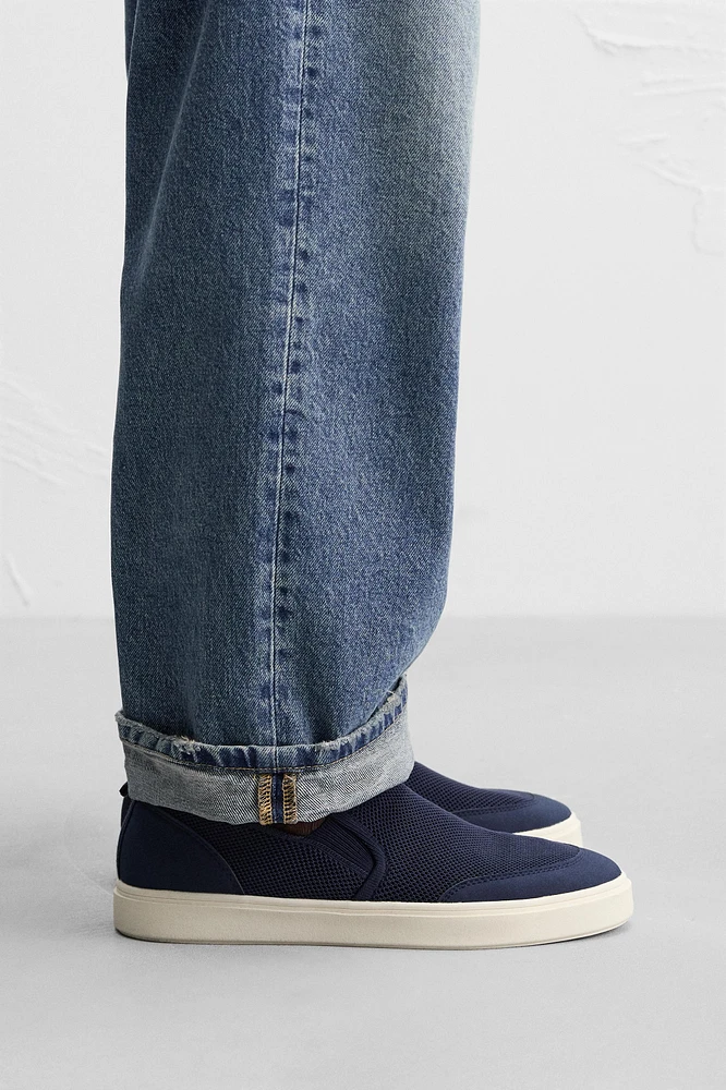 KNIT FABRIC SNEAKERS