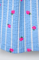 ROBE IMPRIMÉE À VOLANT