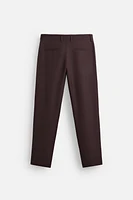 REGULAR FIT SUIT PANTS