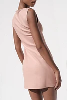 BELTED MINI DRESS