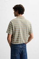 POLO PIQUÉ RAYURES
