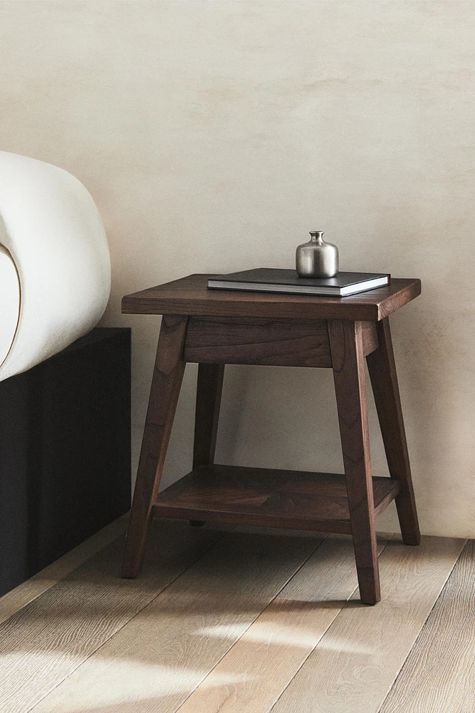 WOODEN NIGHTSTAND