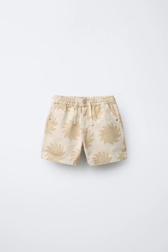 SUN PRINT SHORTS