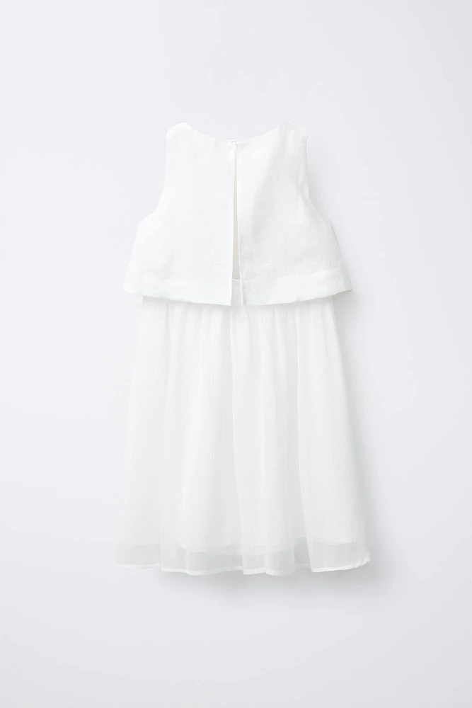 ROBE DOUBLE ÉPAISSEUR EN LIN