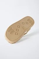 JUTE FISHERMAN SANDALS