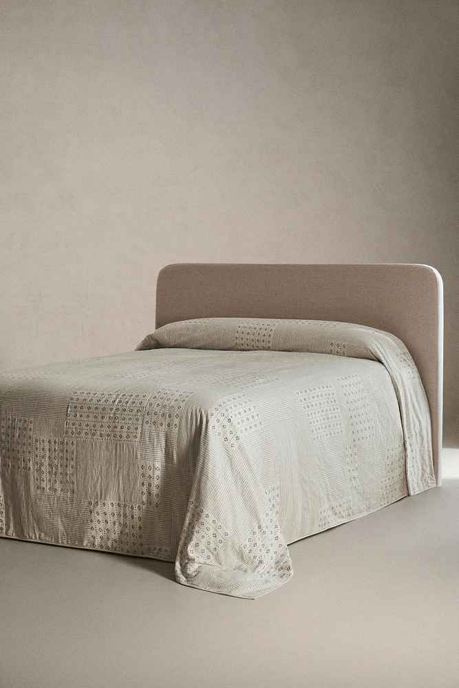 COUVRE-LIT LIN PATCHWORK