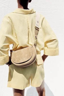 SAC BANDOULIÈRE DOUBLE ANSE EN CUIR