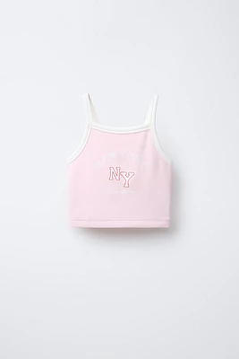 T-SHIRT À BRETELLES AVEC MODAL