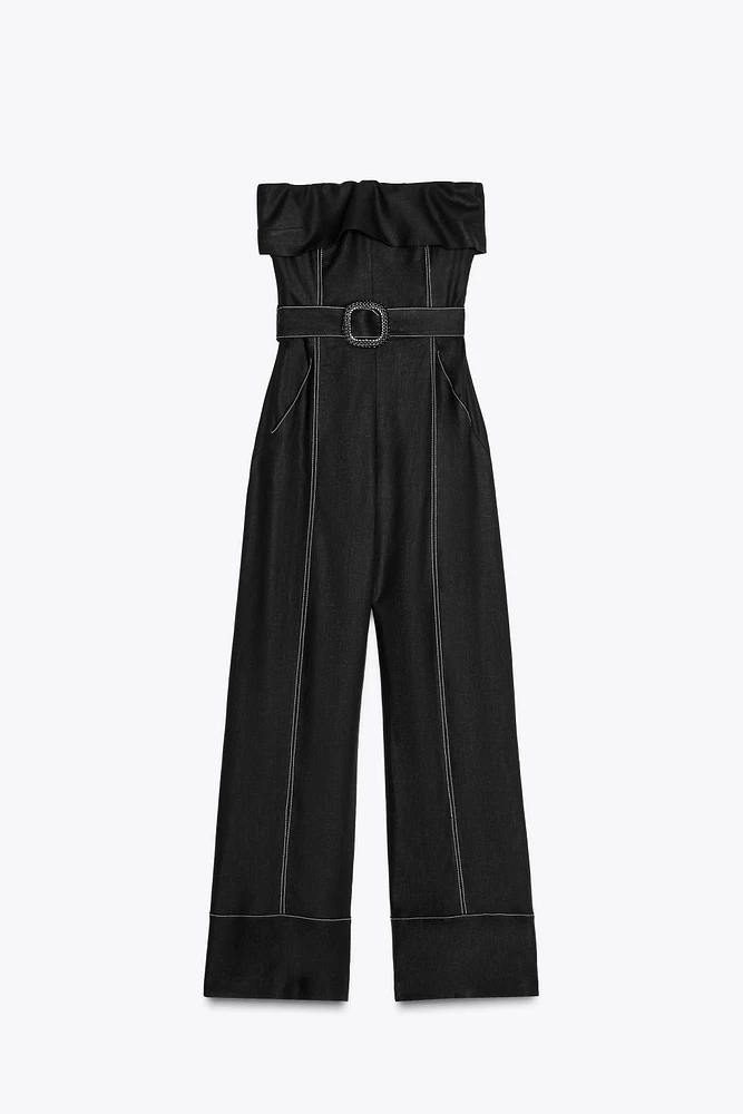 COMBINAISON BUSTIER AVEC LIN