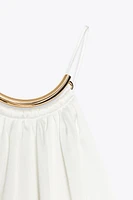 GOLD APPLIQUÉ CAMISOLE TOP