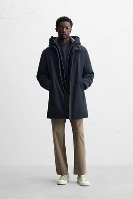 REMOVABLE COLLAR PUFFER PARKA