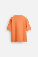T-SHIRT RELAXED FIT DÉLAVÉ SPRAY