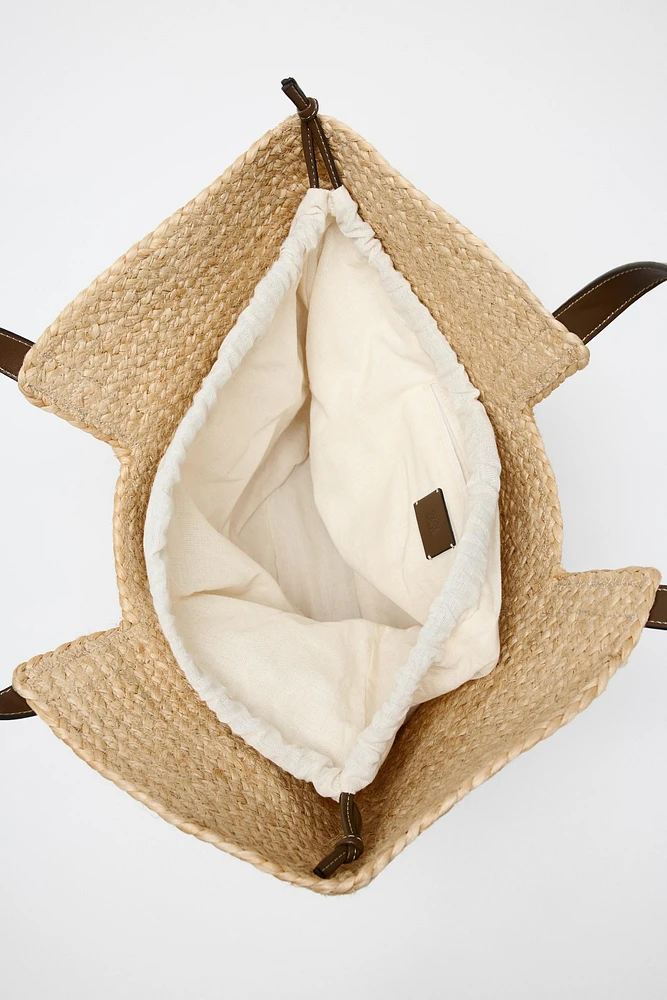 WOVEN SHOPPER BAG