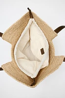 WOVEN SHOPPER BAG