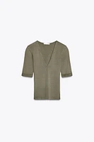 WASHED COTTON SHIRT