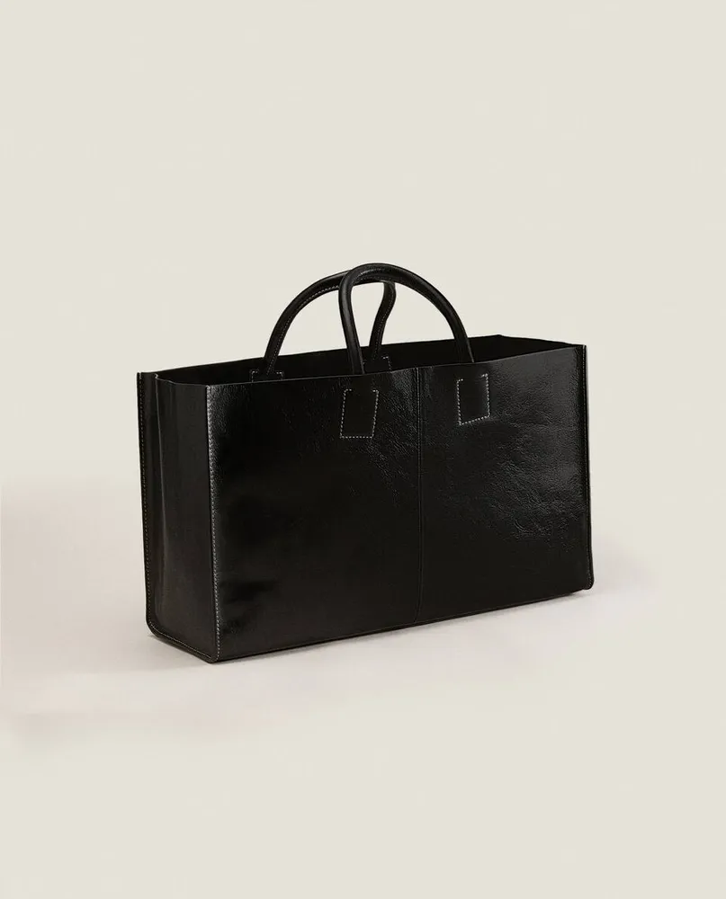 LEATHER TOTE BAG