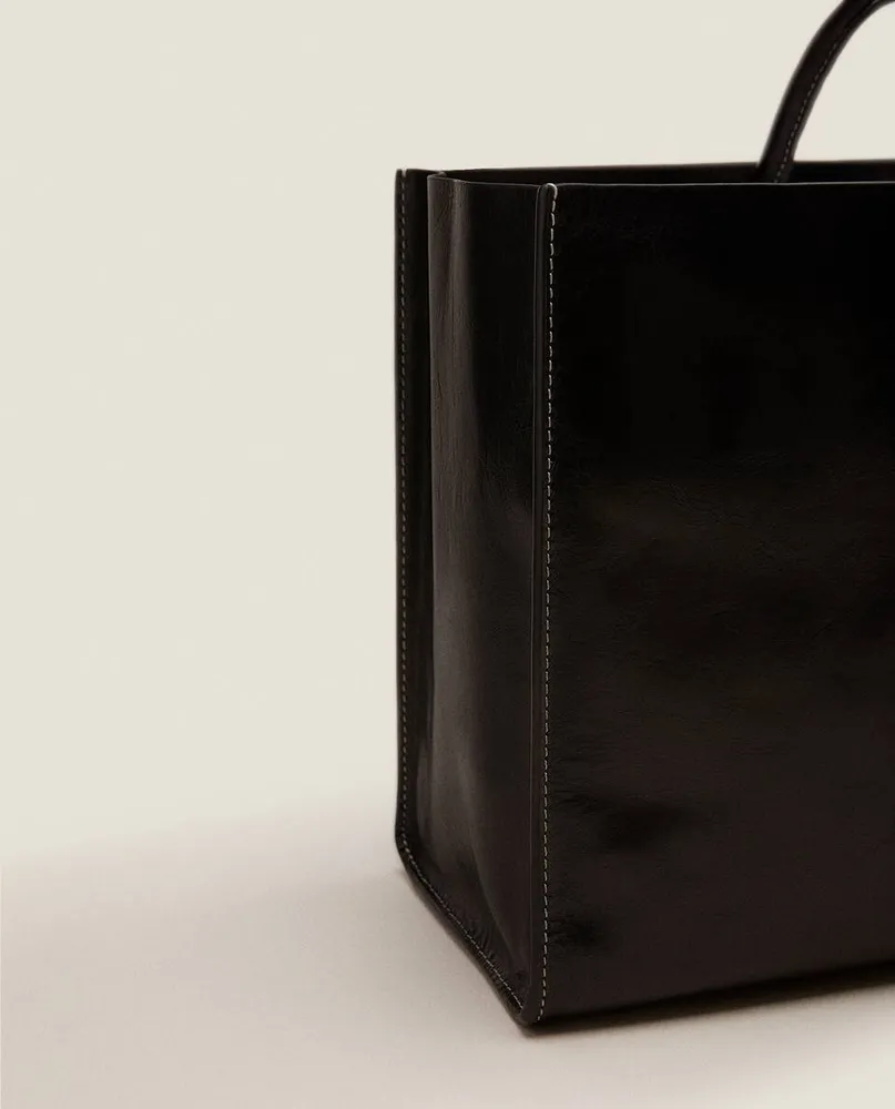 LEATHER TOTE BAG