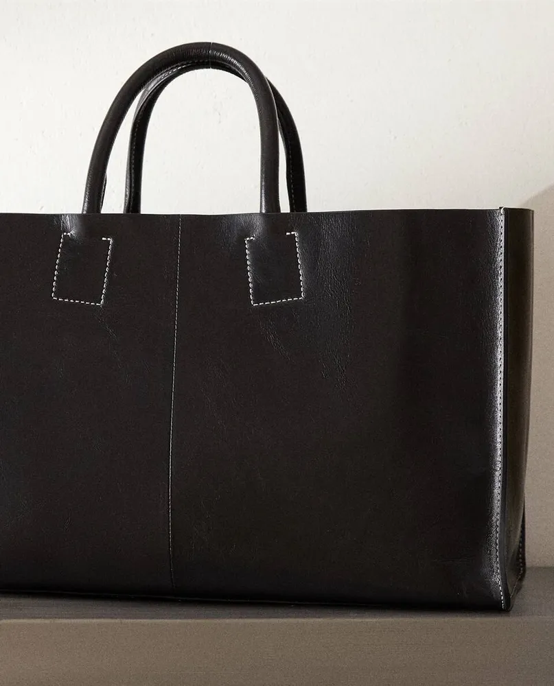 LEATHER TOTE BAG