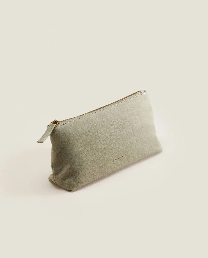 COTTON TOILETRY BAG